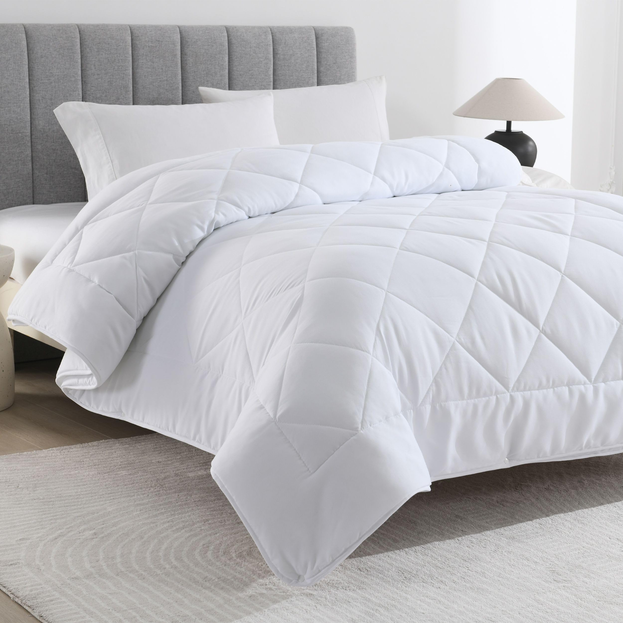 DALINA Textil - Edredón de Fibra Duo 4 Estaciones 170 + 260 gr -Edredón Relleno Nórdico Cama 150, 240 x 220 cm- Suave, Transpirable, 100% Poliester