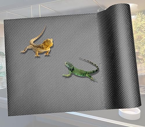 Alfombra de reptil para tanque de dragón barbudo, accesorios para tanque de 40 galones, 20 galones, 50 galones, tanque de 75 galones, 17.5 x 39
