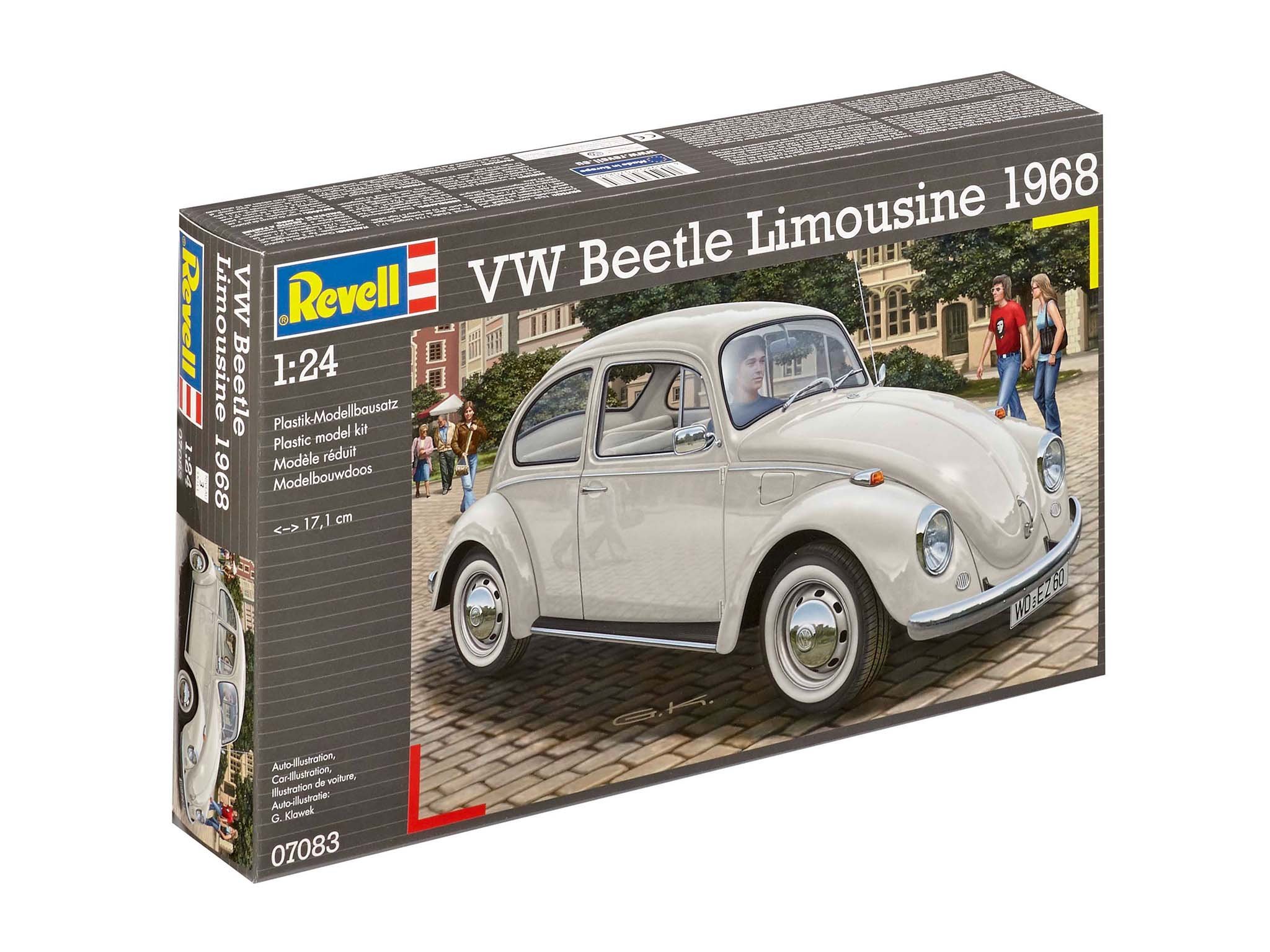 Revell - 07083 - Maquette - Voiture - Coccinelle - Vw 1500/limousine, Gris