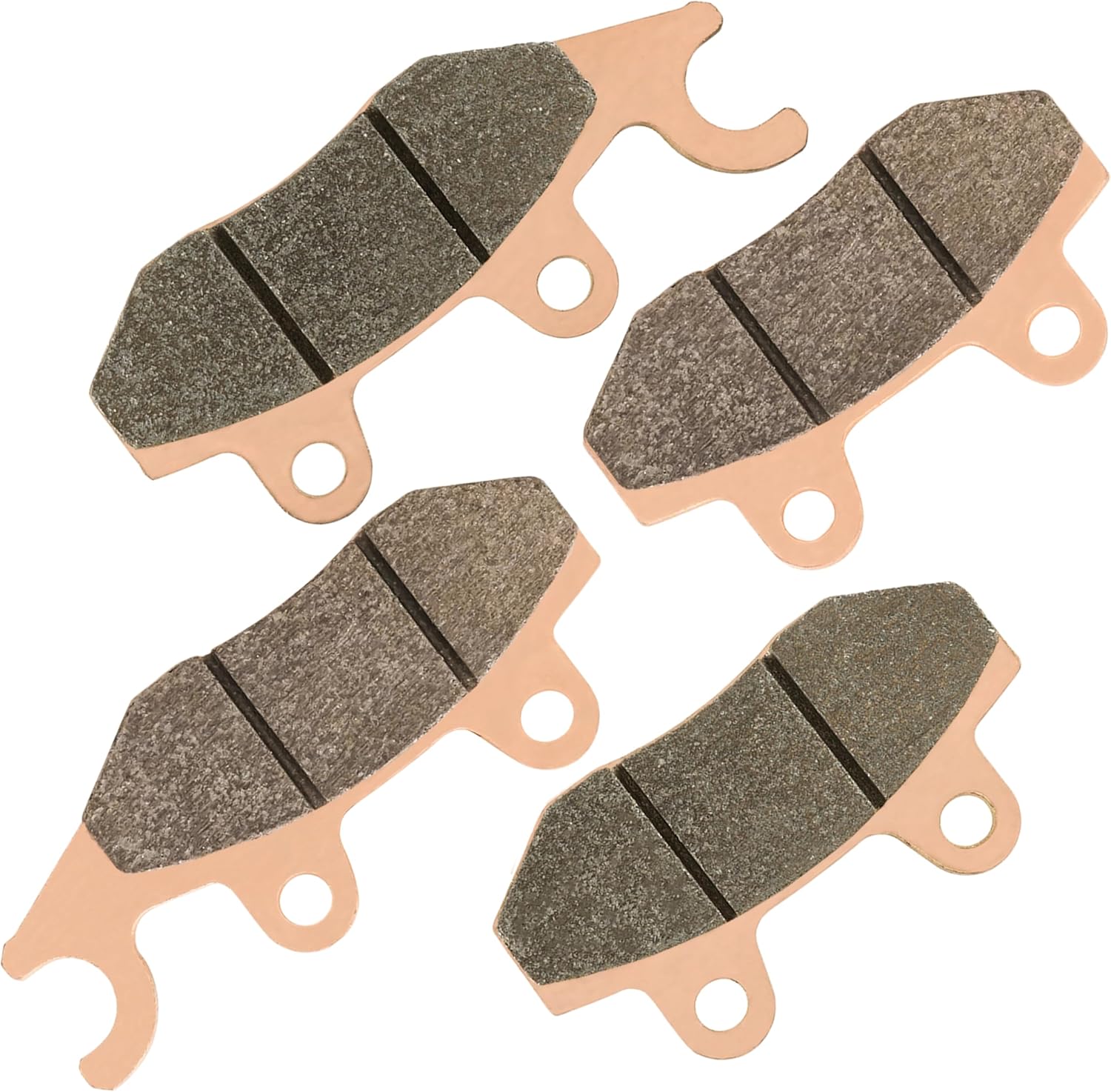 Caltric Front Brake Pads compatible with Yamaha YFZ450 YFZ450R YFZ450X YFZ 450 2004 2005 2006 2007-2017