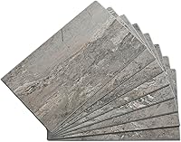 Vista 14 de Palisade Azulejos de vinilo entrelazados impermeables para salpicaduras de 22.8 x 7.31 pulgadas en mármol veneciano, sin juntas, fácil de instalar