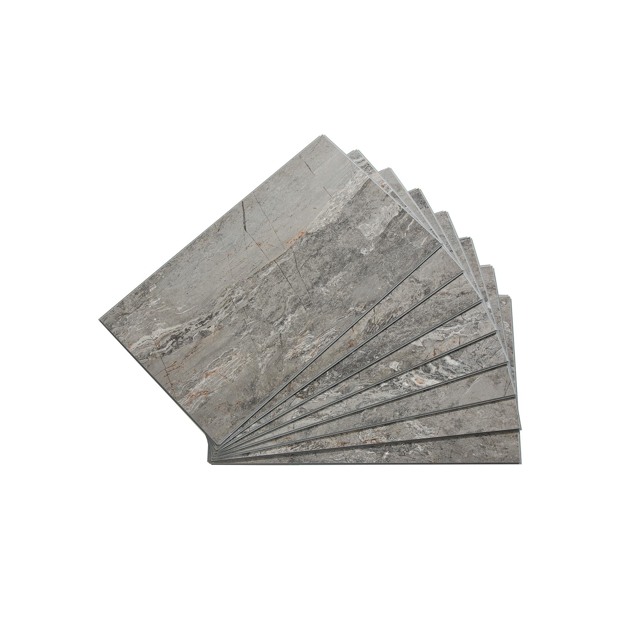 Palisade 25.6 in. x 14.8 in. Vinyl Wall Tiles in Spanish Marble (8 Pack)