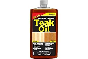 Premium Golden Teak Oil - The Outdoor Protector for Teak & Fine Woods