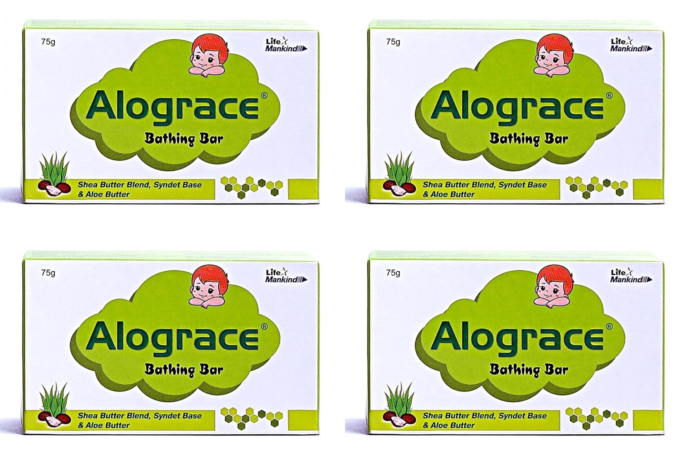Mild & Gentle Baby Soap with Aloe Vera & Shea Butter, 75g (Pack of 4)-image-31