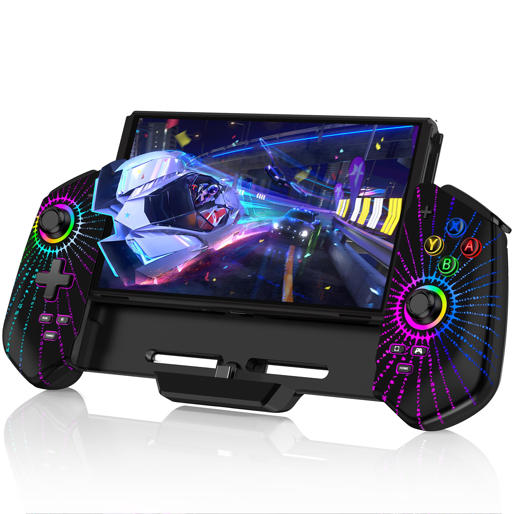  Hall-Effekt Switch ControllerPlug&Play Handheld SwitchController, Präzise Joystick für Switch/OLED Konsole
| Hall-Effek