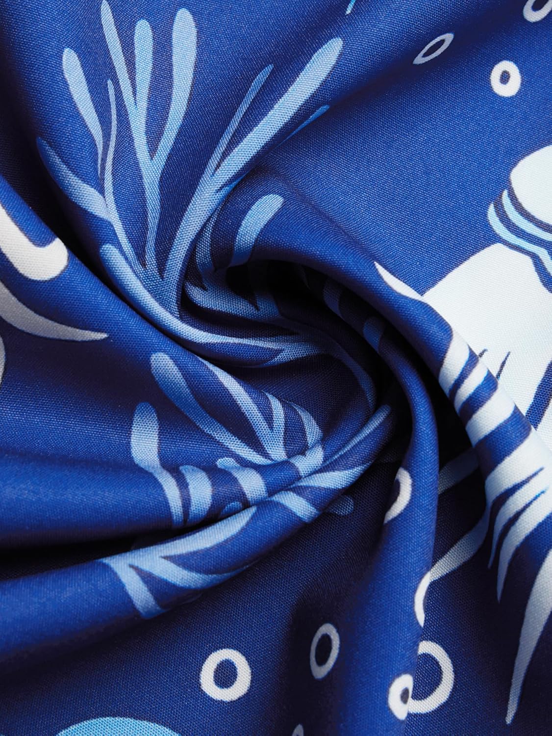 Hardaddy Men's Hawaiian Shirt Short Sleeve Funny Printed Casual Button Down Aloha Shirts Navyblue M - Image 5