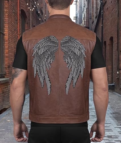 Miniatura 2 de Parche reflectante con alas de ángel  Parche de plumas 3D negro  Parche bordado para planchar  Juego de 2 piezas  por Nixon Thread Co. (14.5")