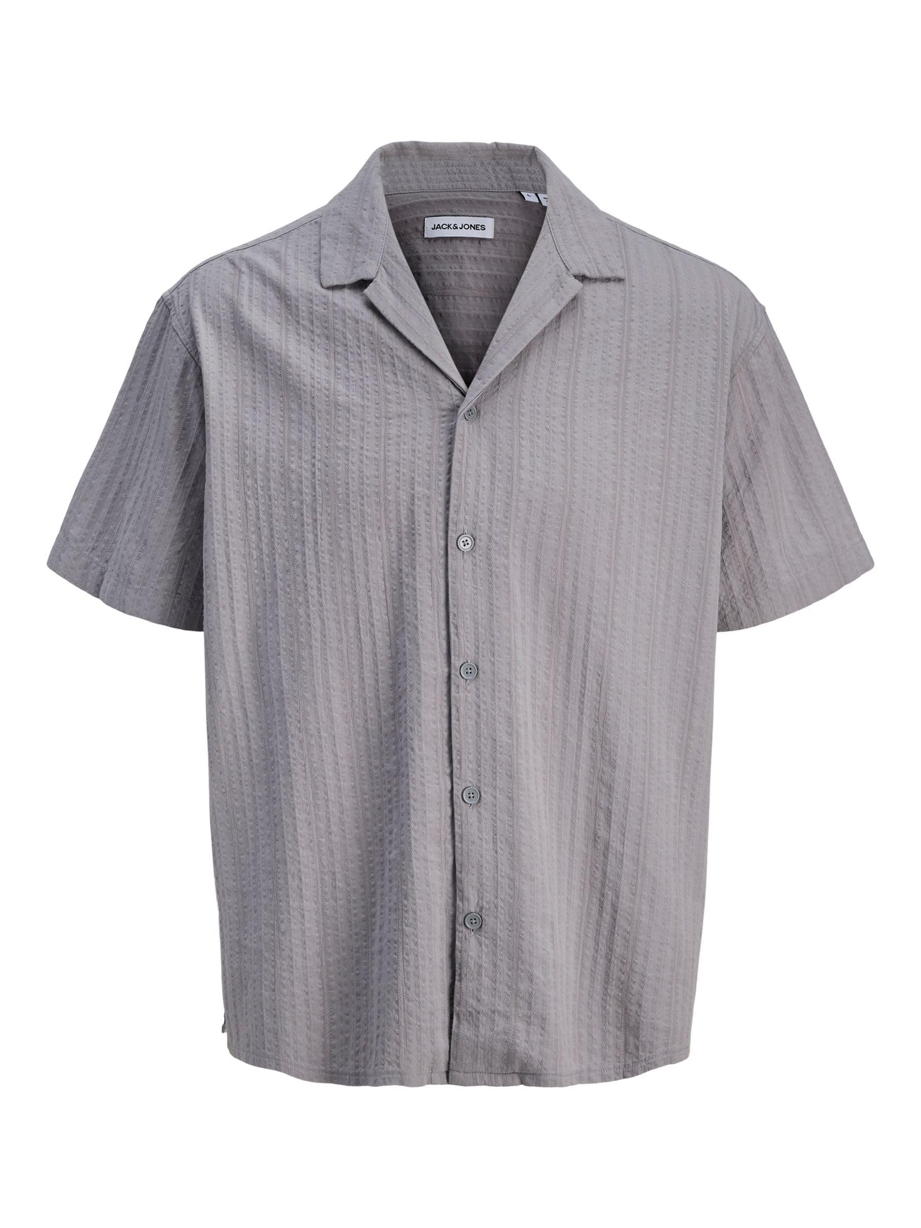 Jack & Jones Men's Gris Holiday Shirt Tyson