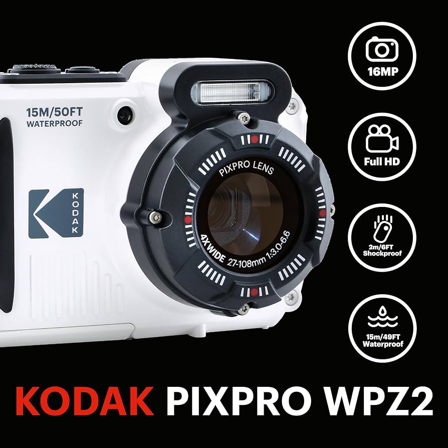 Amazon.com : KODAK Pixpro WPZ2 - Compact Digital Camera 16M