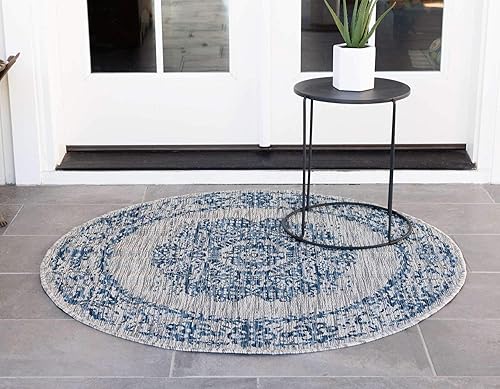 Miniatura 2 de Unique Loom - Alfombra de centro, Polipropileno, azumarfil