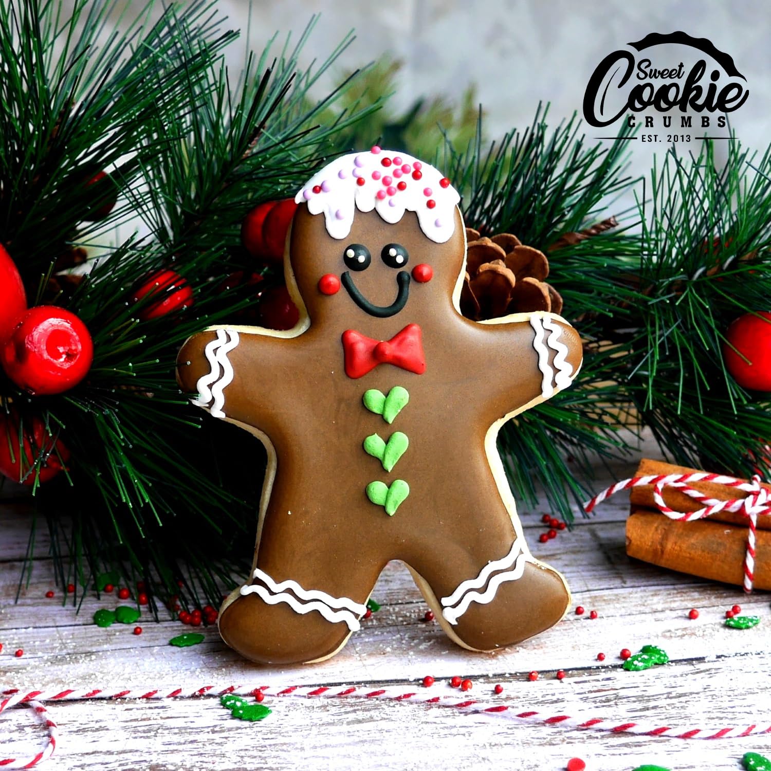 Cortador de galletas grande de 14,7 cm, acero inoxidable