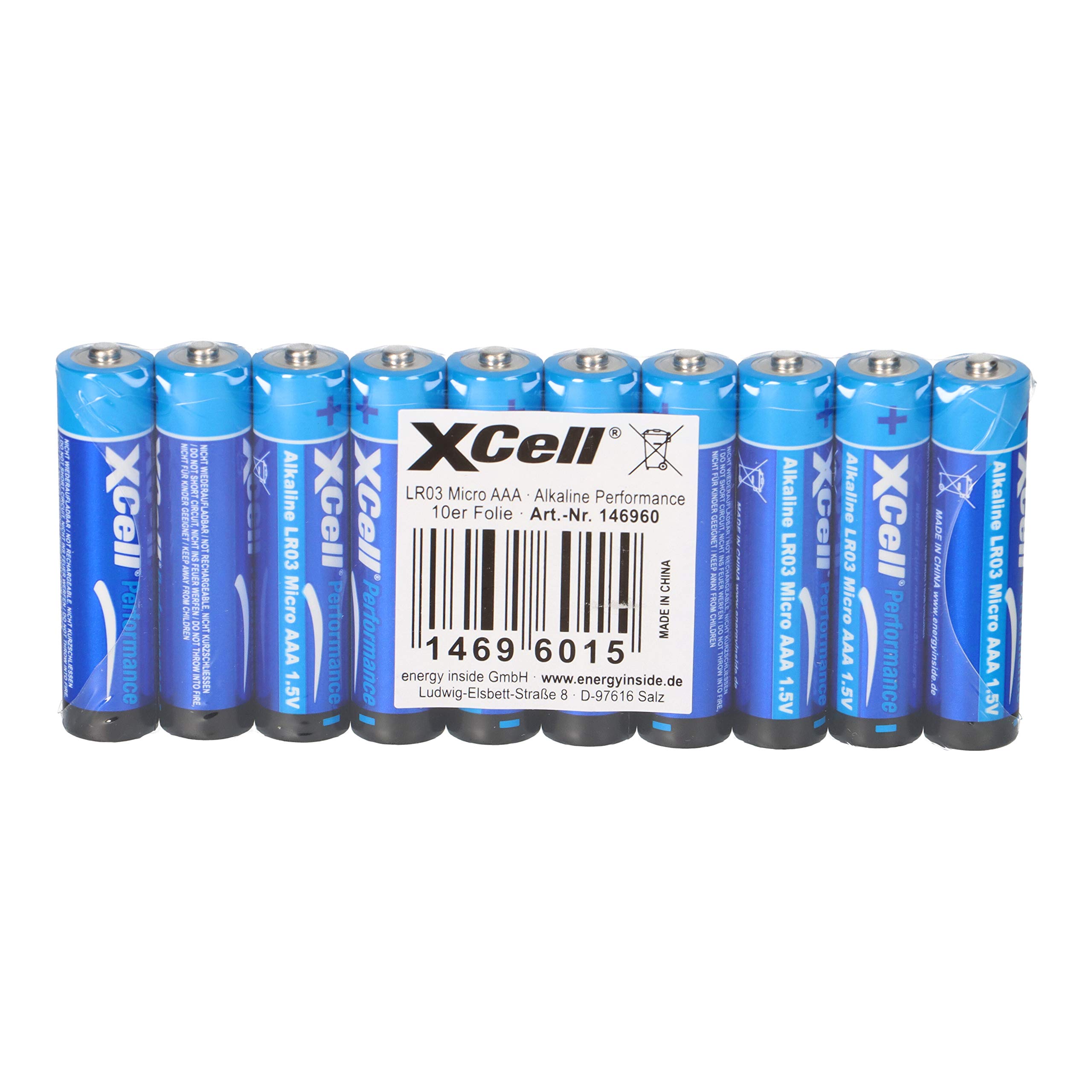Xcell - Lote de 1000 pilas alcalinas AAA Micro Super Performance (1,5 V)