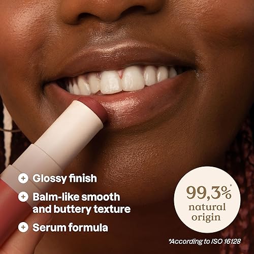 Miniatura 2 de ATTITUDE Oceanly - Barra de brillo de labios transparente, verificado por EWG, sin dióxido de titanio, maquillaje y belleza veganos, sin crueldad,