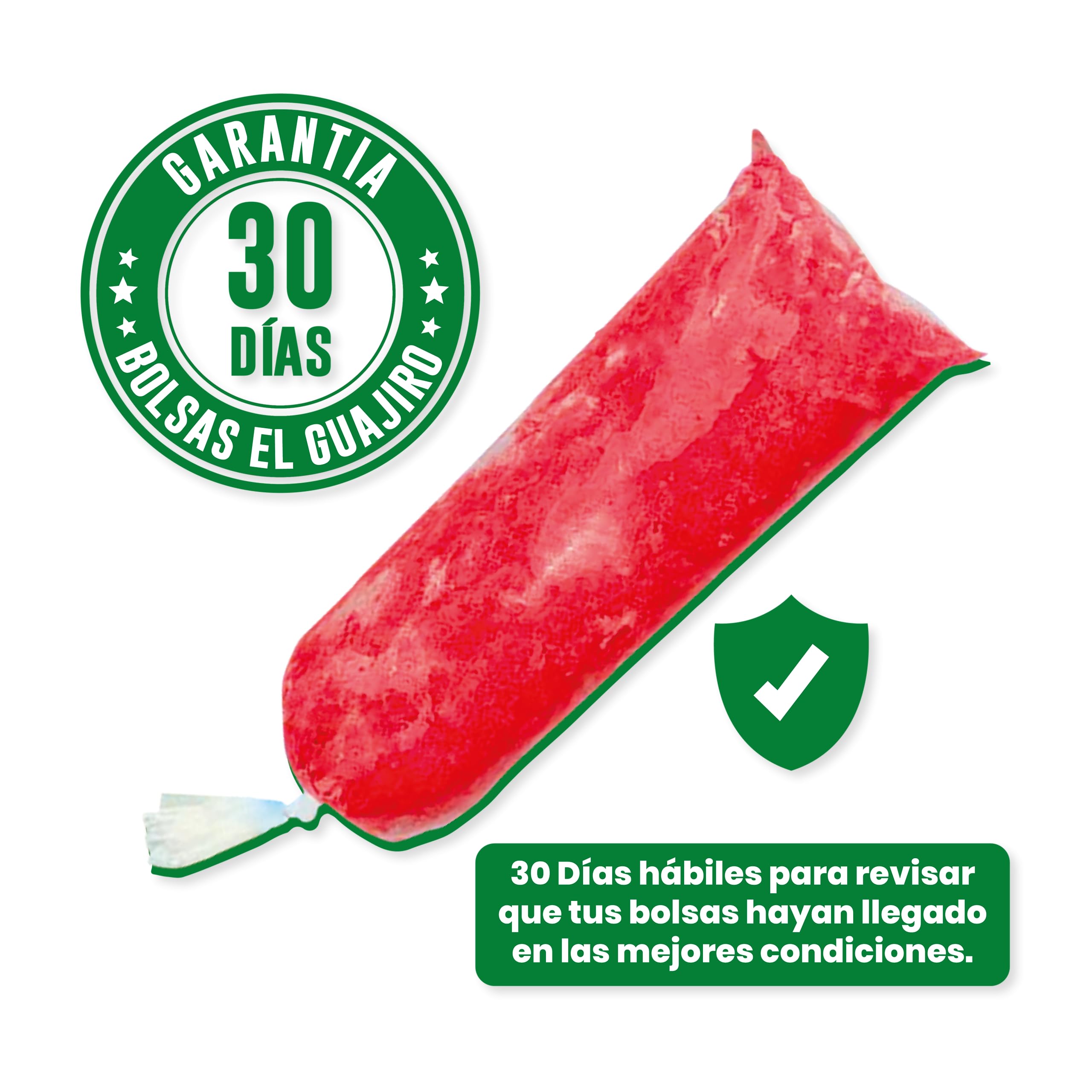 Bolsa De Sangre Bolsas El Guajiro Para Hacer Helados Gourmet, 6x26