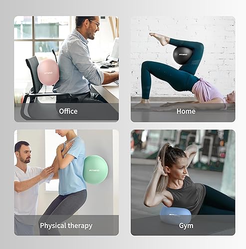 Miniatura 8 de Pelota de pilates  Bola de núcleo de 10 pulgadas para yoga, estabilidad, fitness, entrenamiento abdominal y núcleo, terapia física