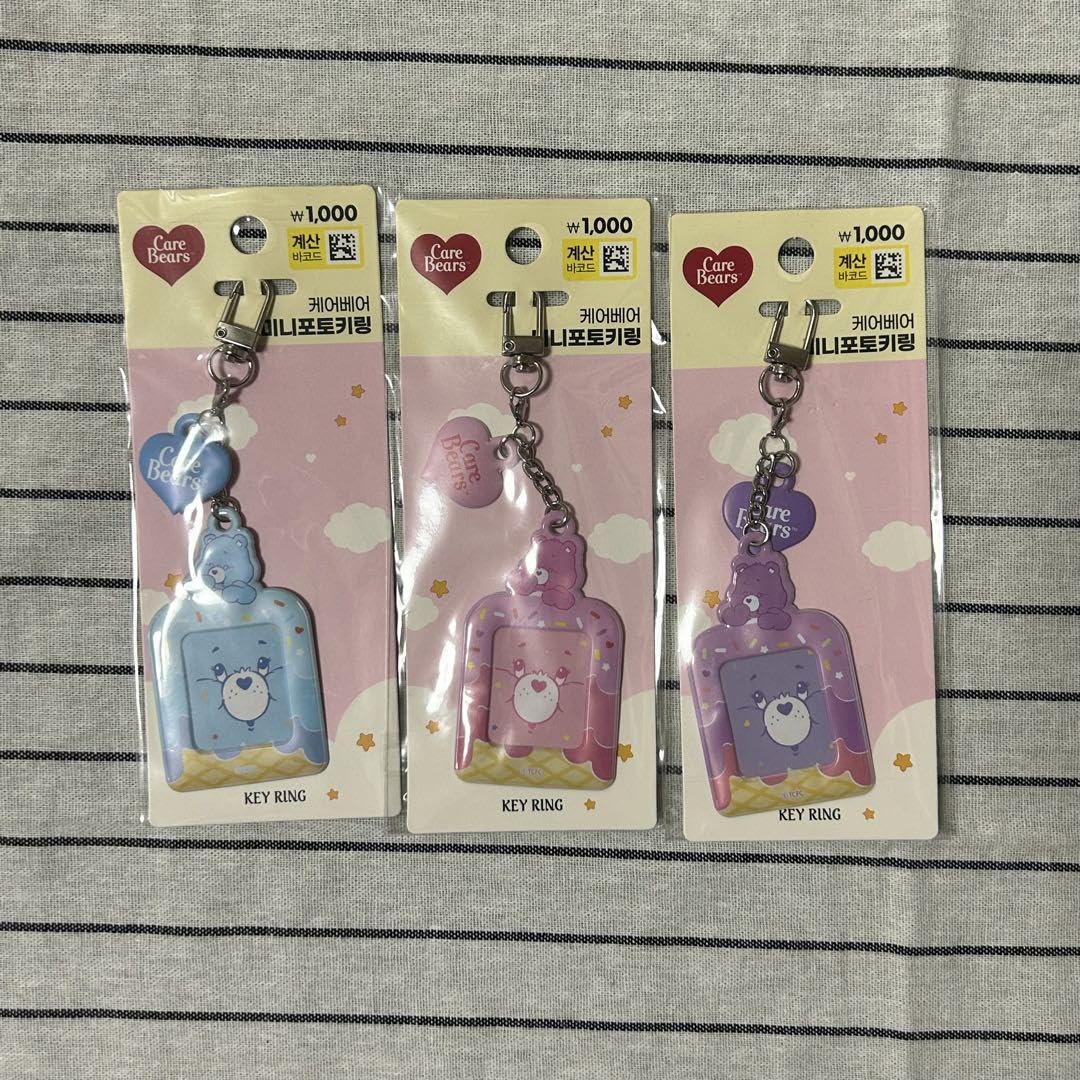 Amazon.co.jp: 韓国限定 ケアベア ミニ トレカケースキーホルダー 3個