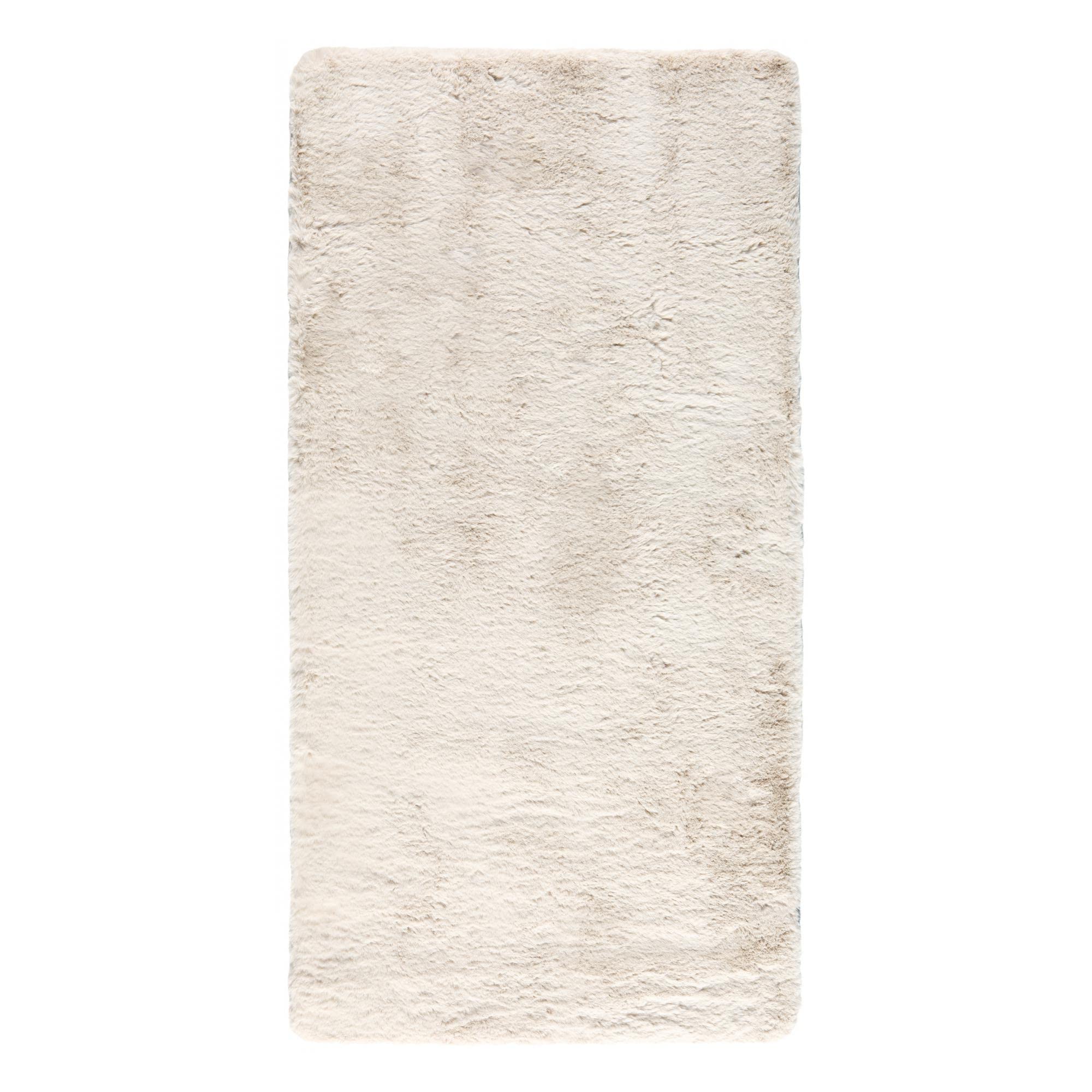 Tapis Eddy Ivoire Vivaraise 70x140 cm pour salon et chambre