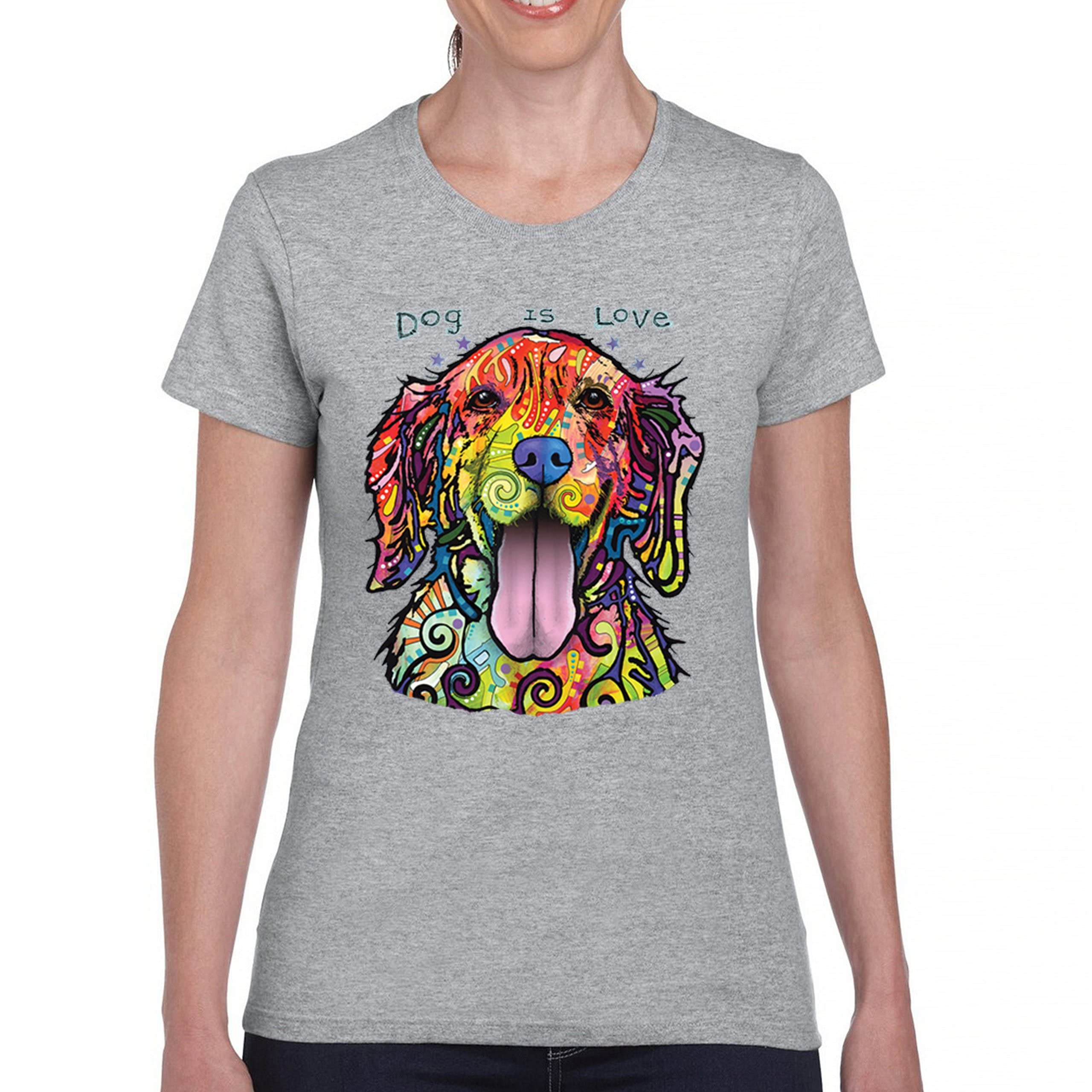 Dean Russo Labrador Retriever T-Shirt Love Pet Dog is Love Women's Tee