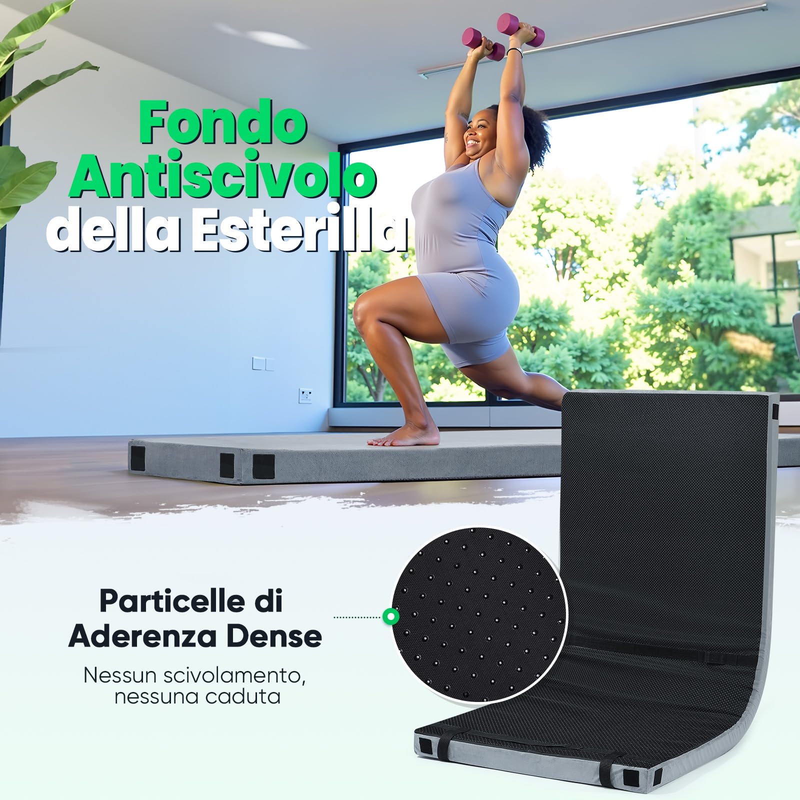 Willpo Materasso in Memory Foam per Campeggio con Borsa da Viaggio, Materassino Portatile Leggero per Tende, Letti per Ospiti, Casa - Grigio, Singolo Piccolo