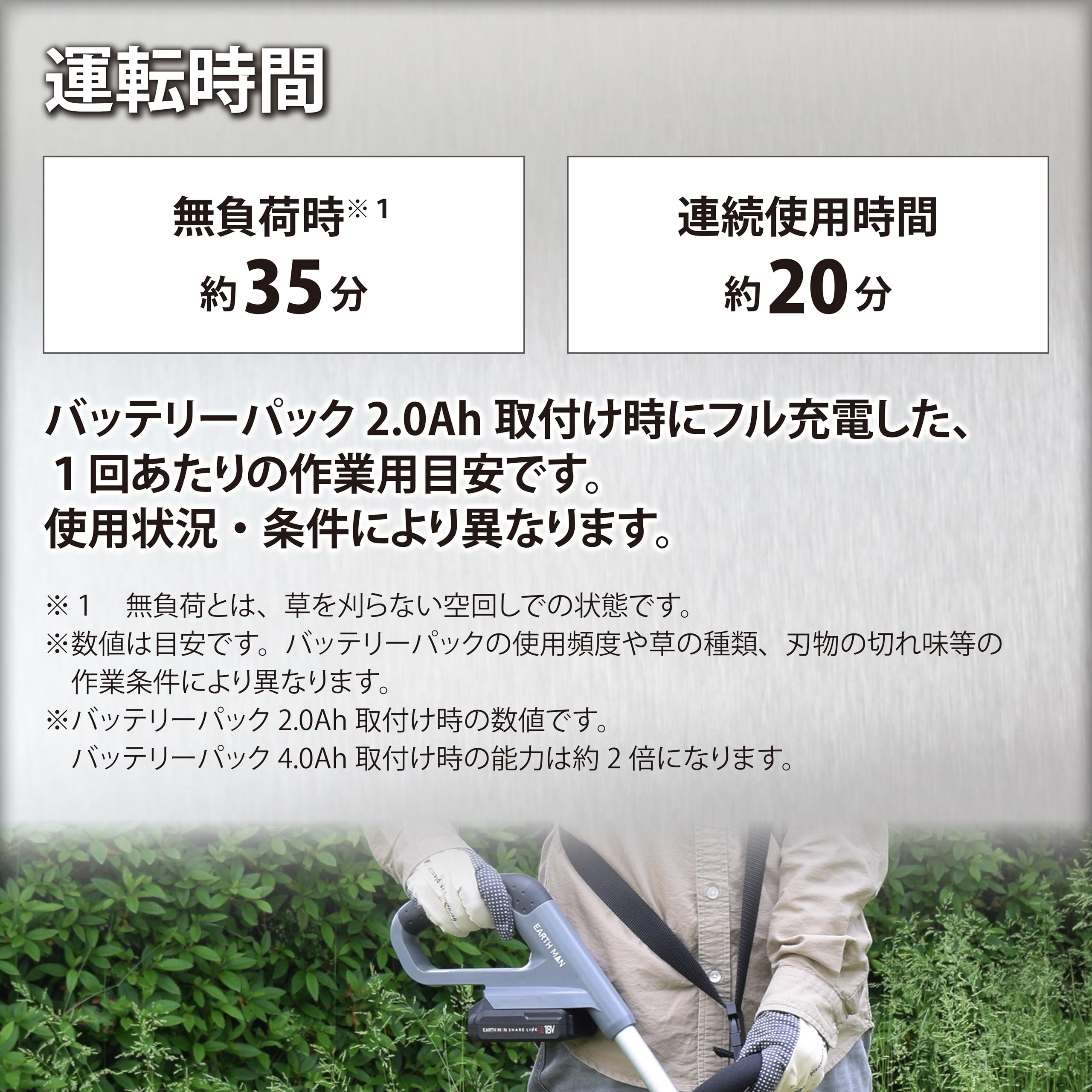Amazon | 髙儀(Takagi) EARTH MAN 18V 充電式 ギア·ブラシレス 3WAY