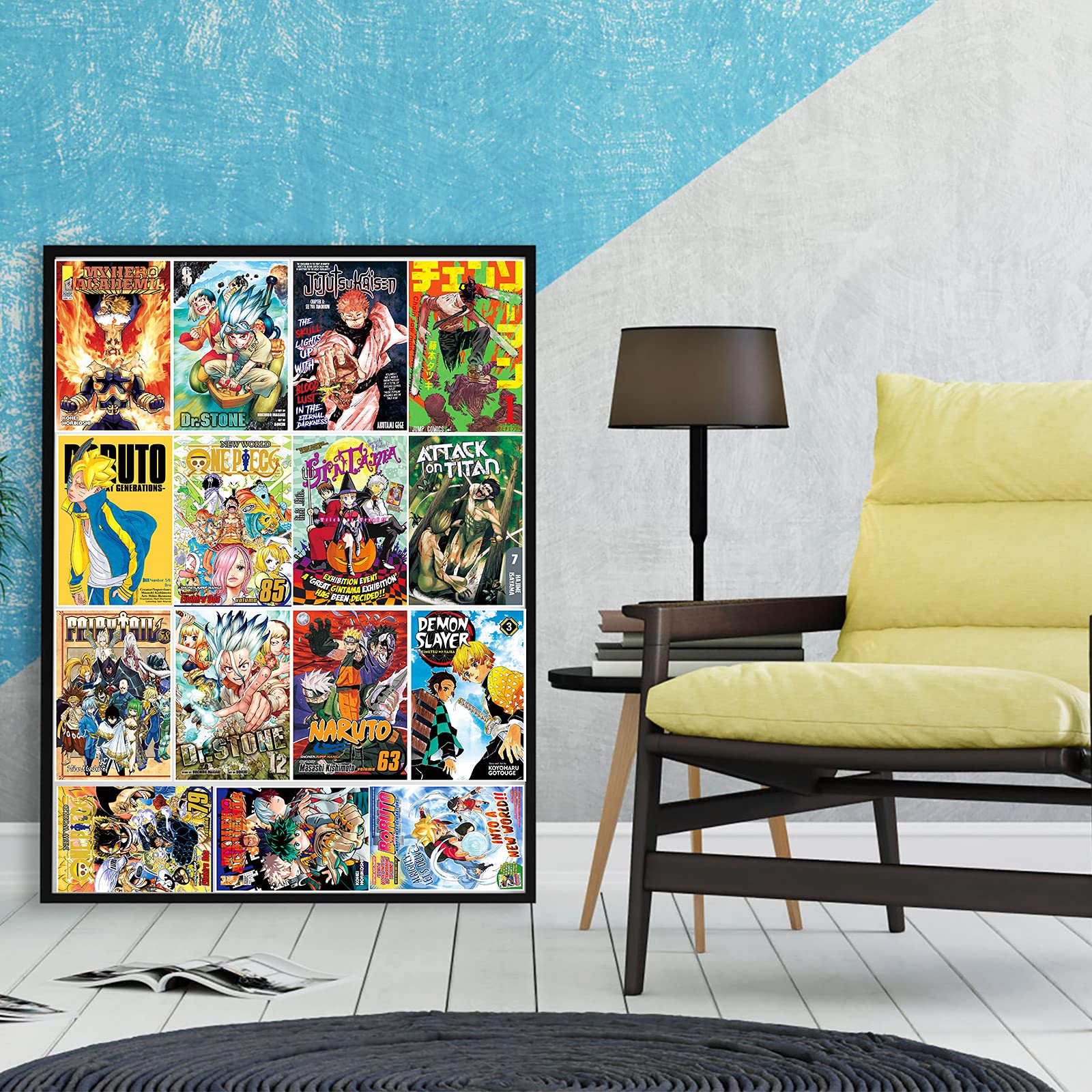 Buy Anime Aesthetic Wall Collage Kit 60 PC Small Anime Posters 4.2x6.2