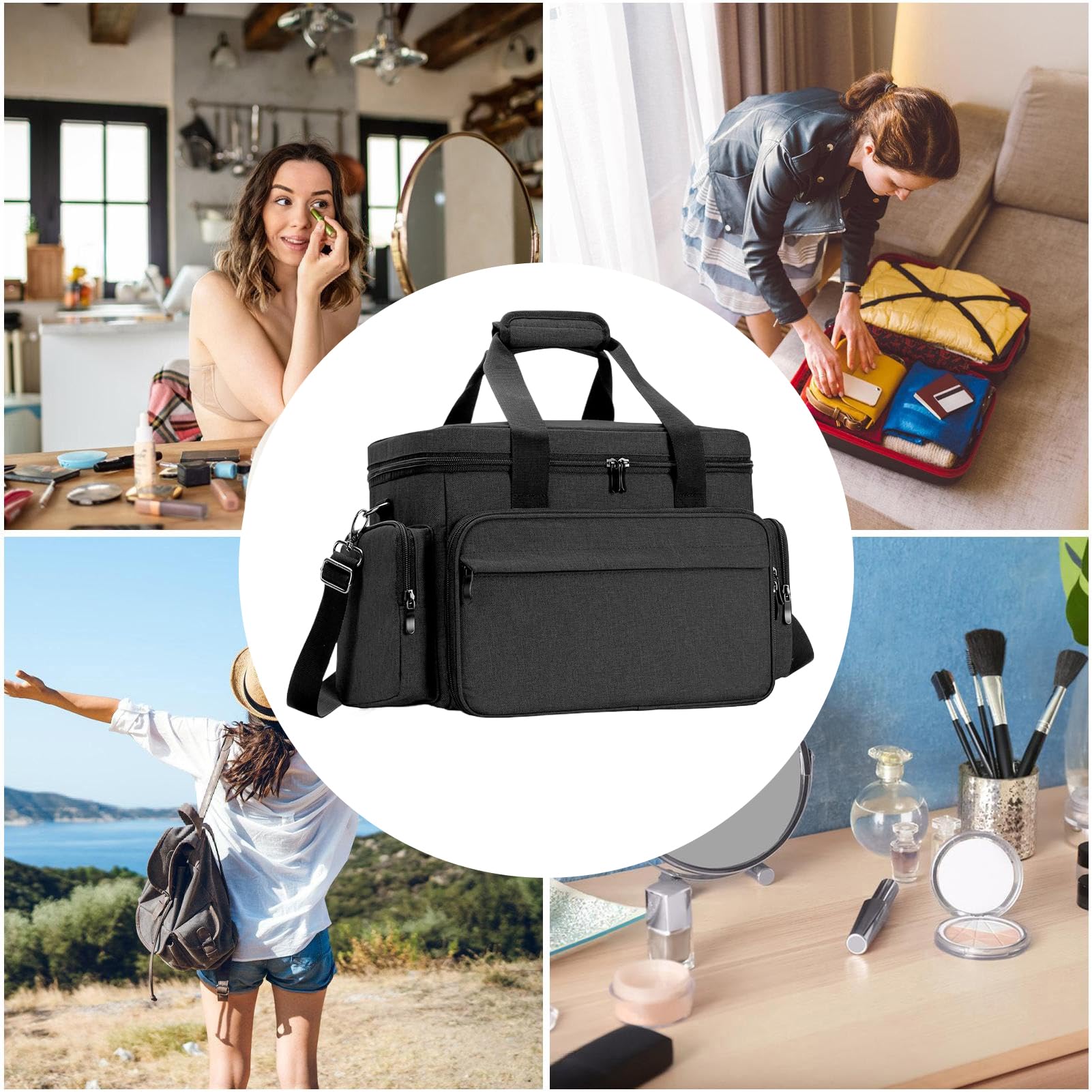 Kit Para El Aseo - De Inodoro Ligera, Puerta De Maquillaje, Elegante Higiénico | Disposición De Cuidado Personal Diseño Interior Diseñado