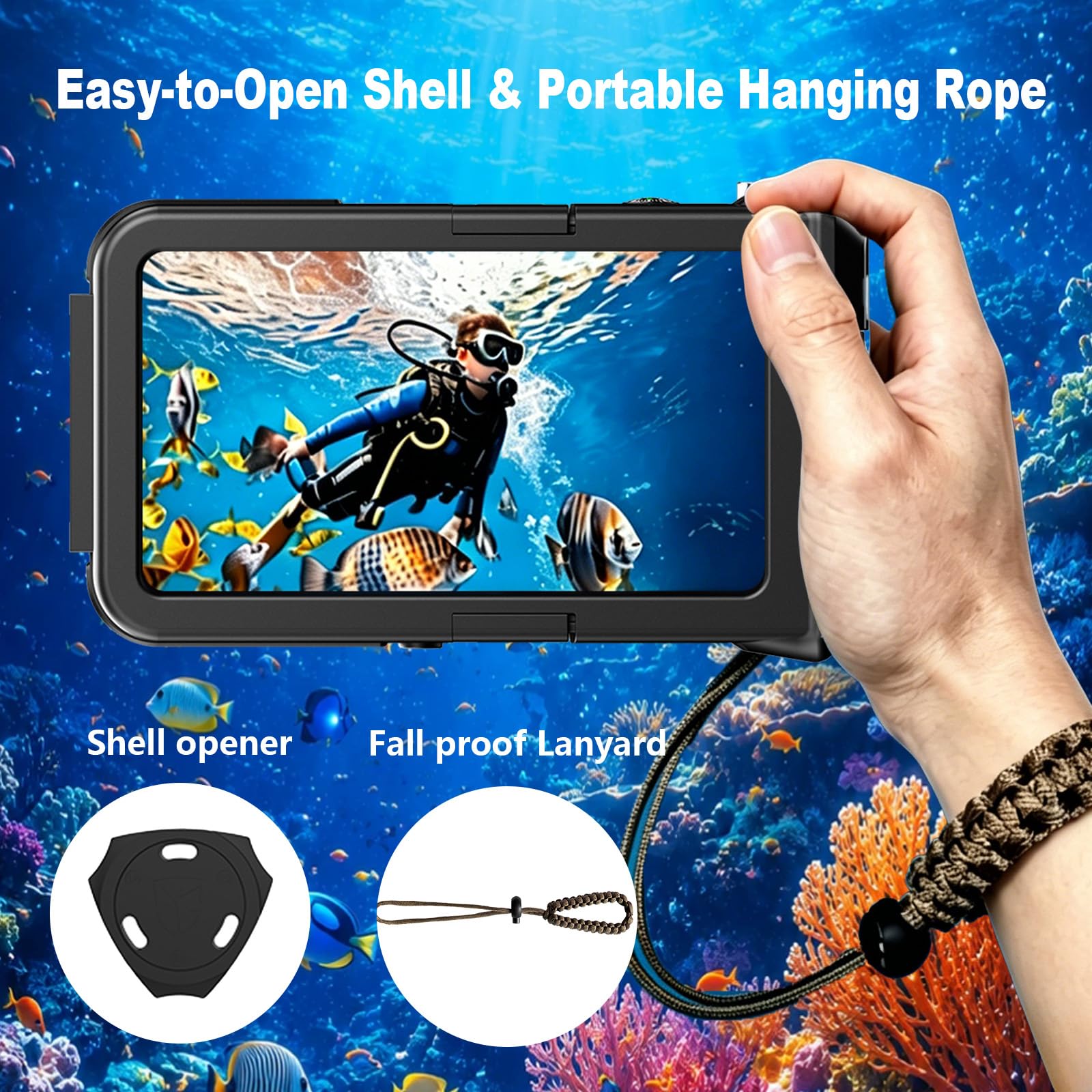ShellBox Case Custodia rigida impermeabile IP68 per Samsung Galaxy