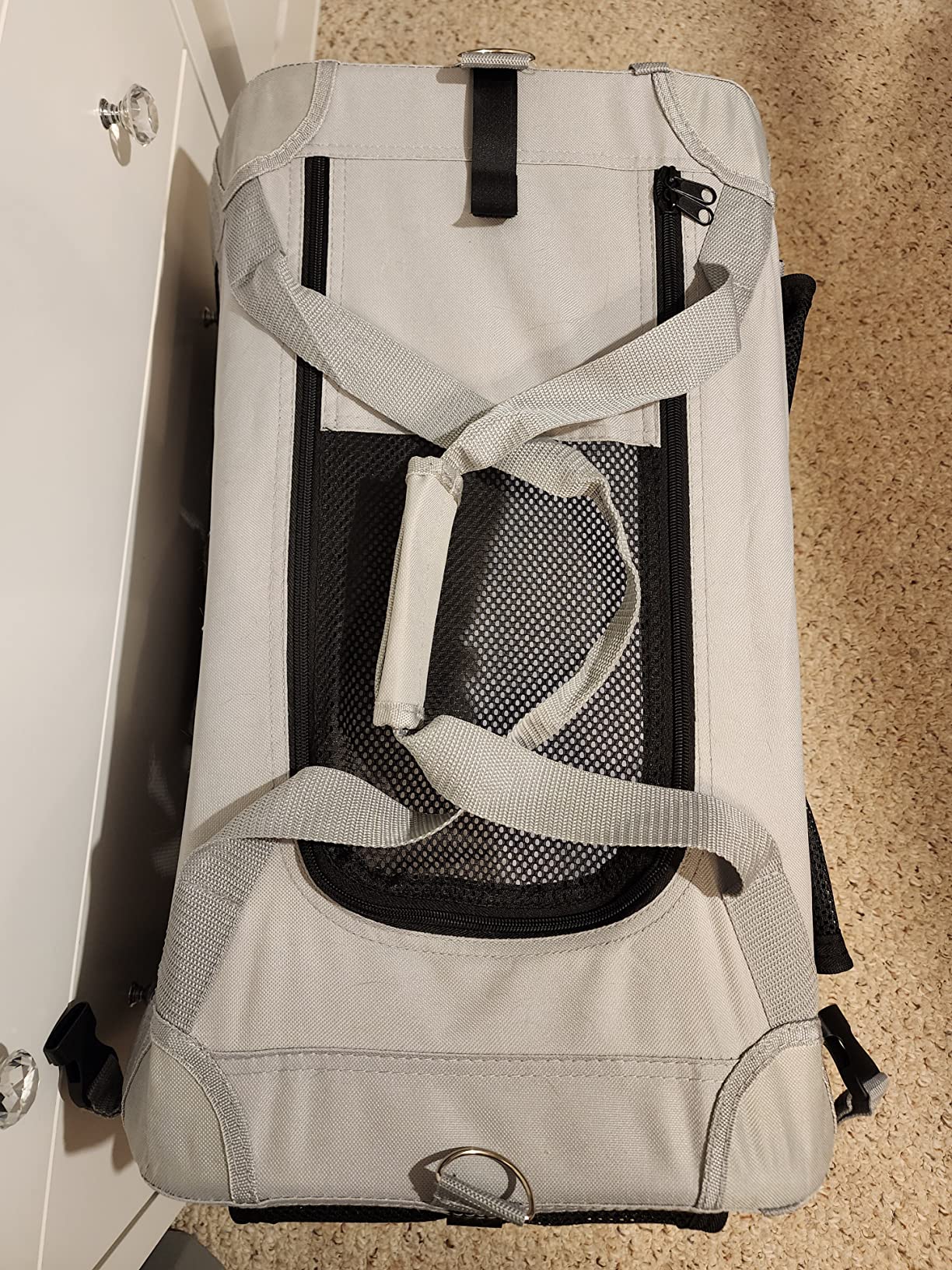 11/mo Finance Petseek Extra Large Cat Carrier Soft Sided Folding