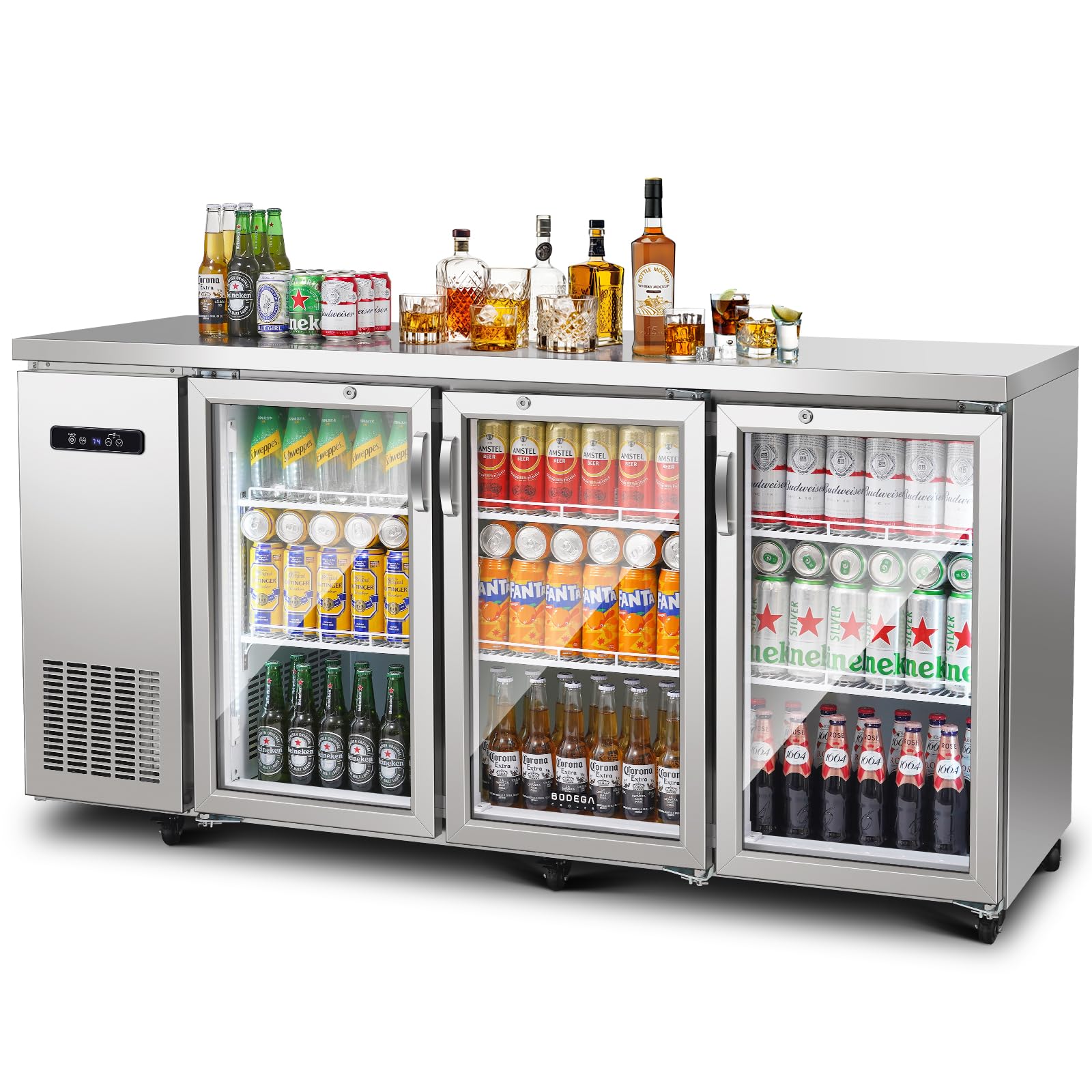 BODEGA BTC-580FC 20.5 cu ft Beverage Cooler Stainless Steel