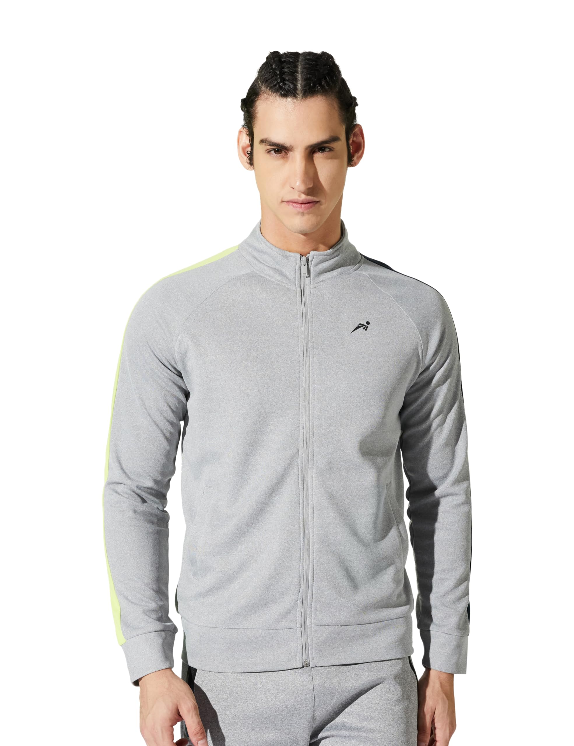 Amazon Brand - Symbol Men's Cotton Mock Neck Sweatshirt