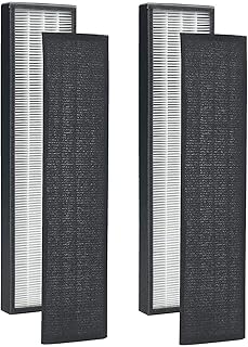 True HEPA + Pre Filter for GermGuardian Air Purifiers FLT5000 FLT5250PT Filter C for AC5000 Series Replacement HEPA + Pre Filter Fit Germ Guardian 5000 5111 5250 2pcs.