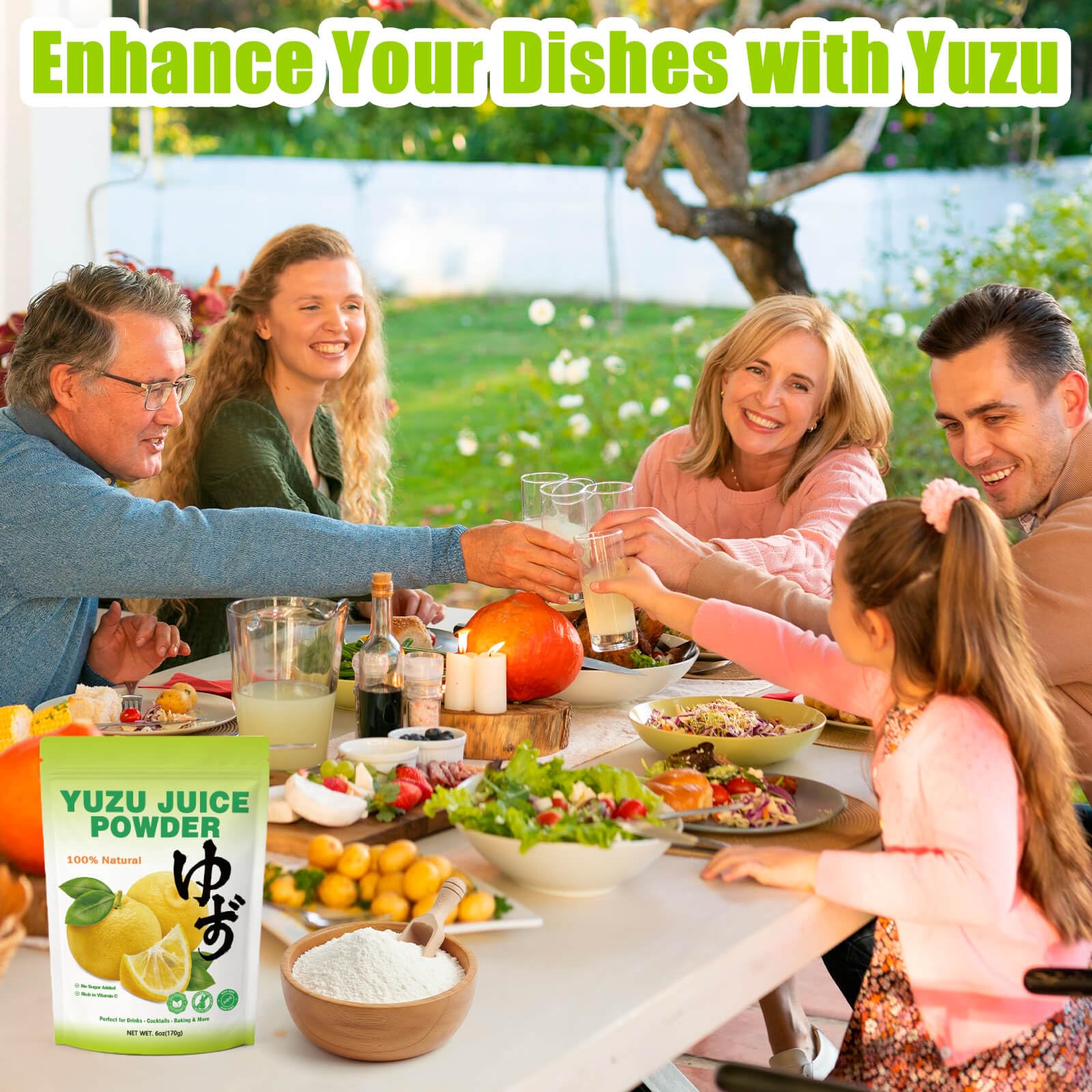 Amazon.com: 6oz Yuzu Juice Powder - Mild Japanese Citrus Mix for