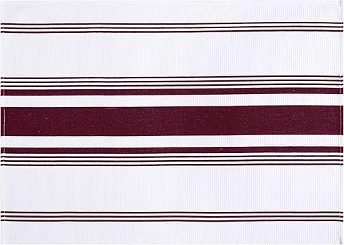 Miniatura 5 de RIANGI Juego de 6 toallas de secado de platos, las mejores toallas de cocina, toallas de cocina a rayas coloridas, toallas de cocina de vino, saco