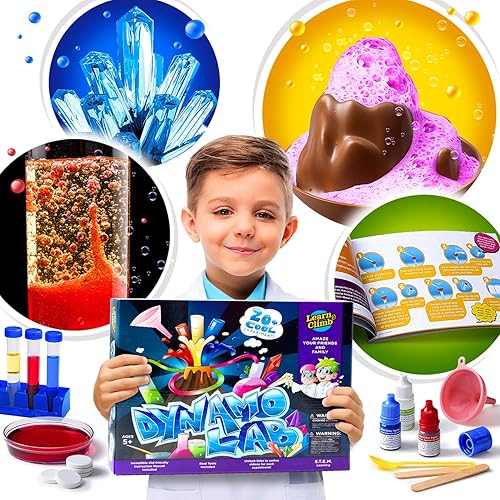 Kit de ciencia para niños - Juego de 21 experimentos científicos, grandes regalos para niños de 4 a 8 años