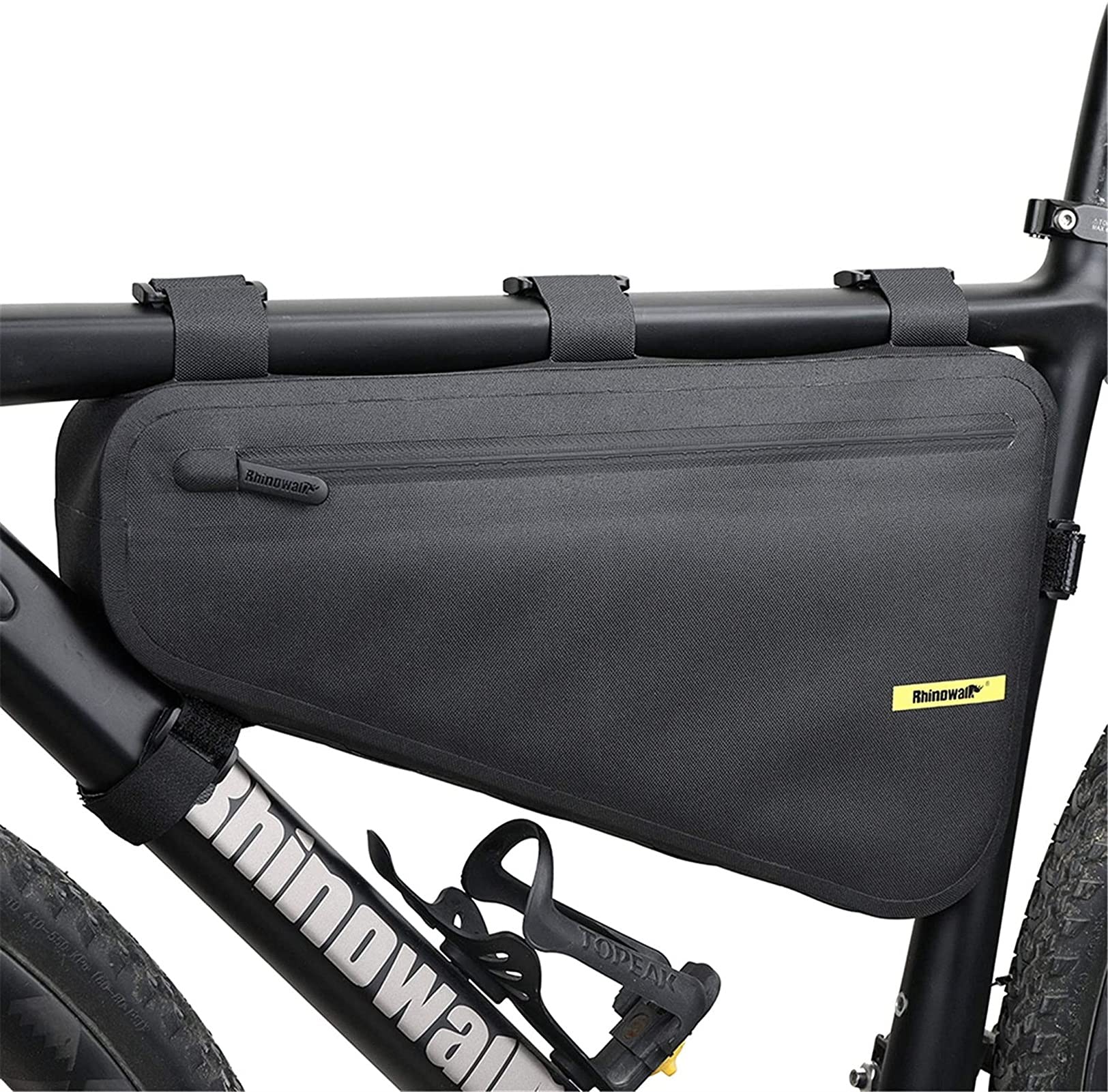 Sacoche vélo tube avant étanche avec fixation stable pour bicyclette