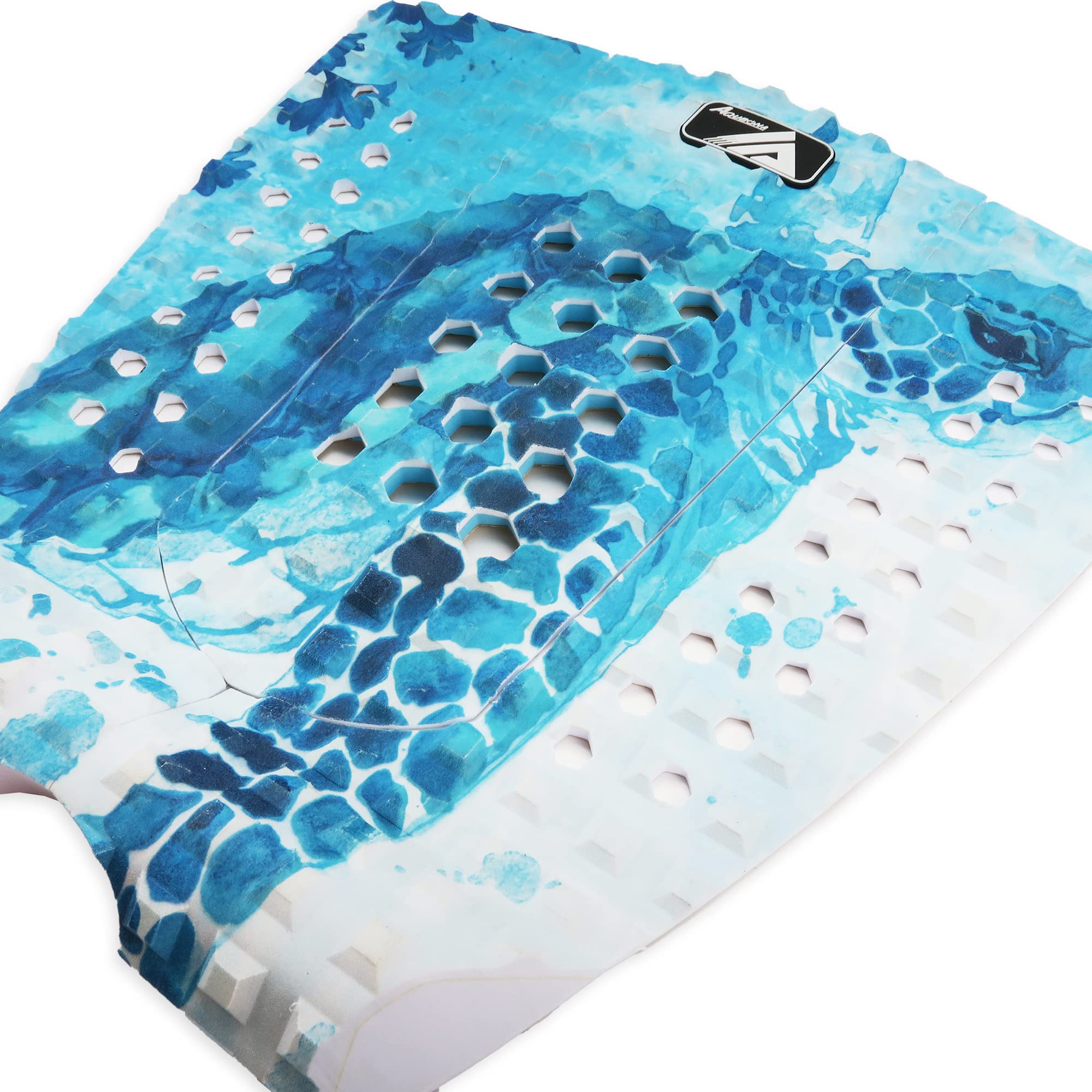 AQUBONA 3 Pezzi Stomp Pad Tavola da Surf Eva Trazione Anteriore Pad con Adesivo Coda Pad Professionale Applicabile Tutte Le Tavole da Surf, Shortboard, Longboard, Skimboard