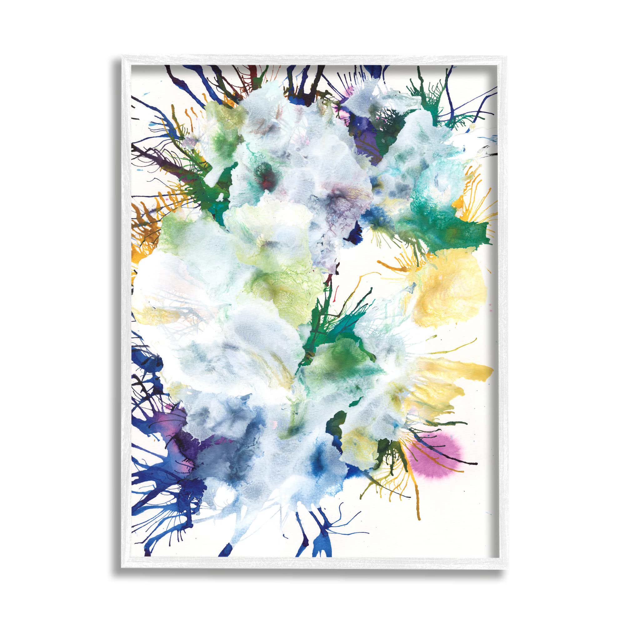 Stupell Industries Vivid Modern Chaotic Splatter Framed Wall Art, Design by Jodi Fuchs