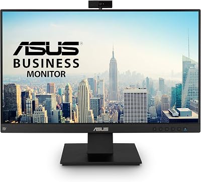 ASUS BE24EQK 24” Business Monitor with 1080P Full HD IPS, Ey - best monitors built speakers