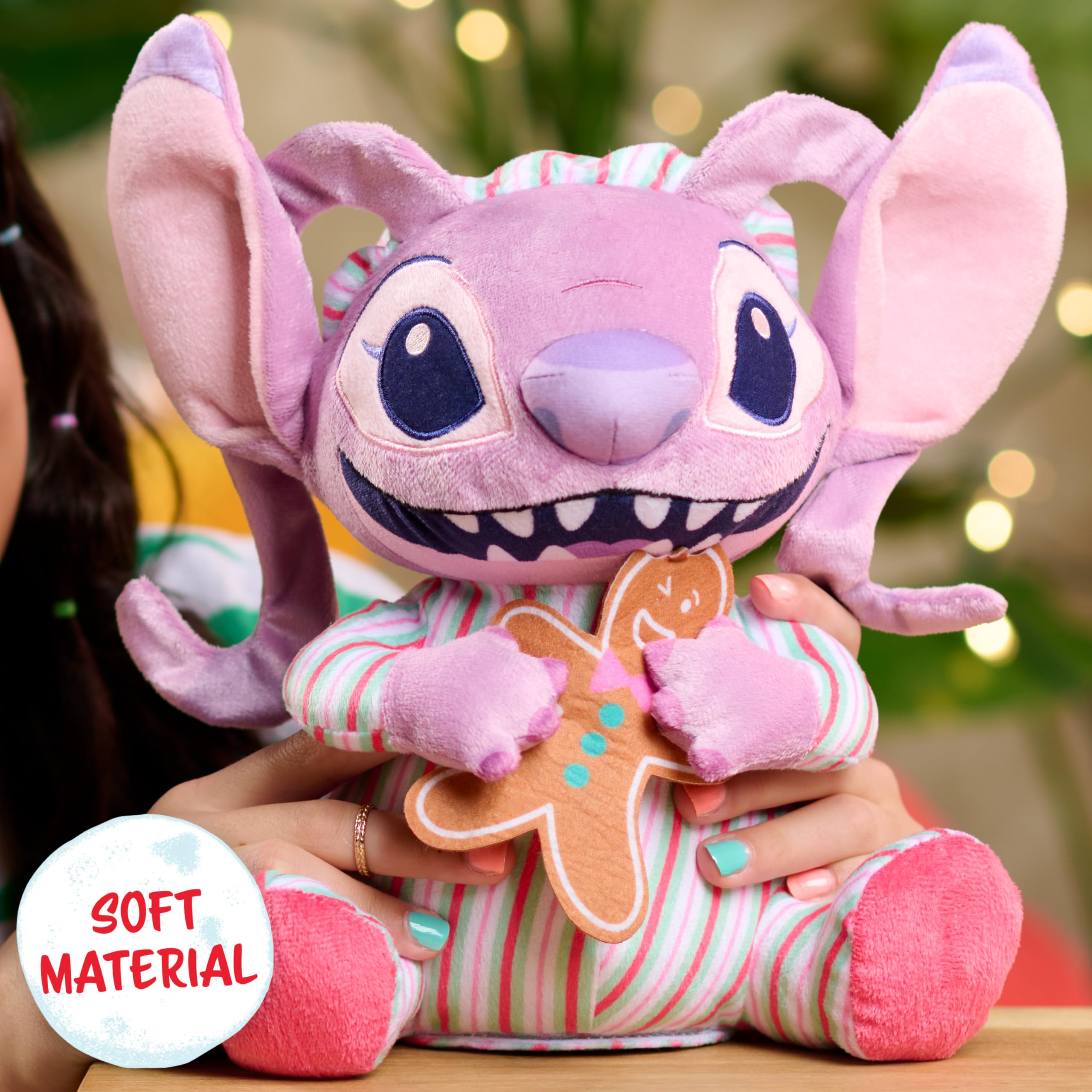 Amazon.co.jp: Just Play Stitch Holiday Feature Plush - 天使、対象