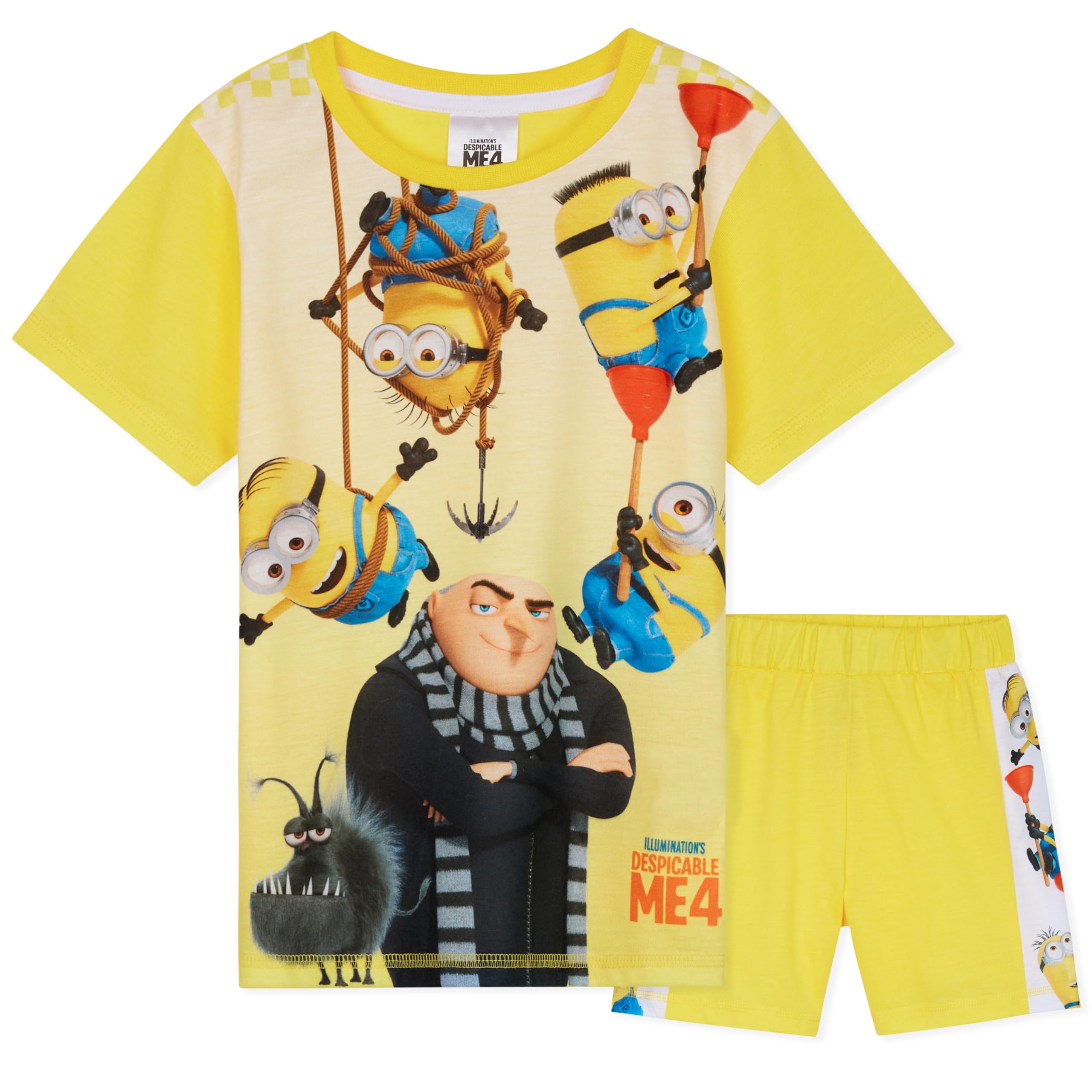 Minions - Boy's Pyjama Set - Size 7-8 Years - Yellow