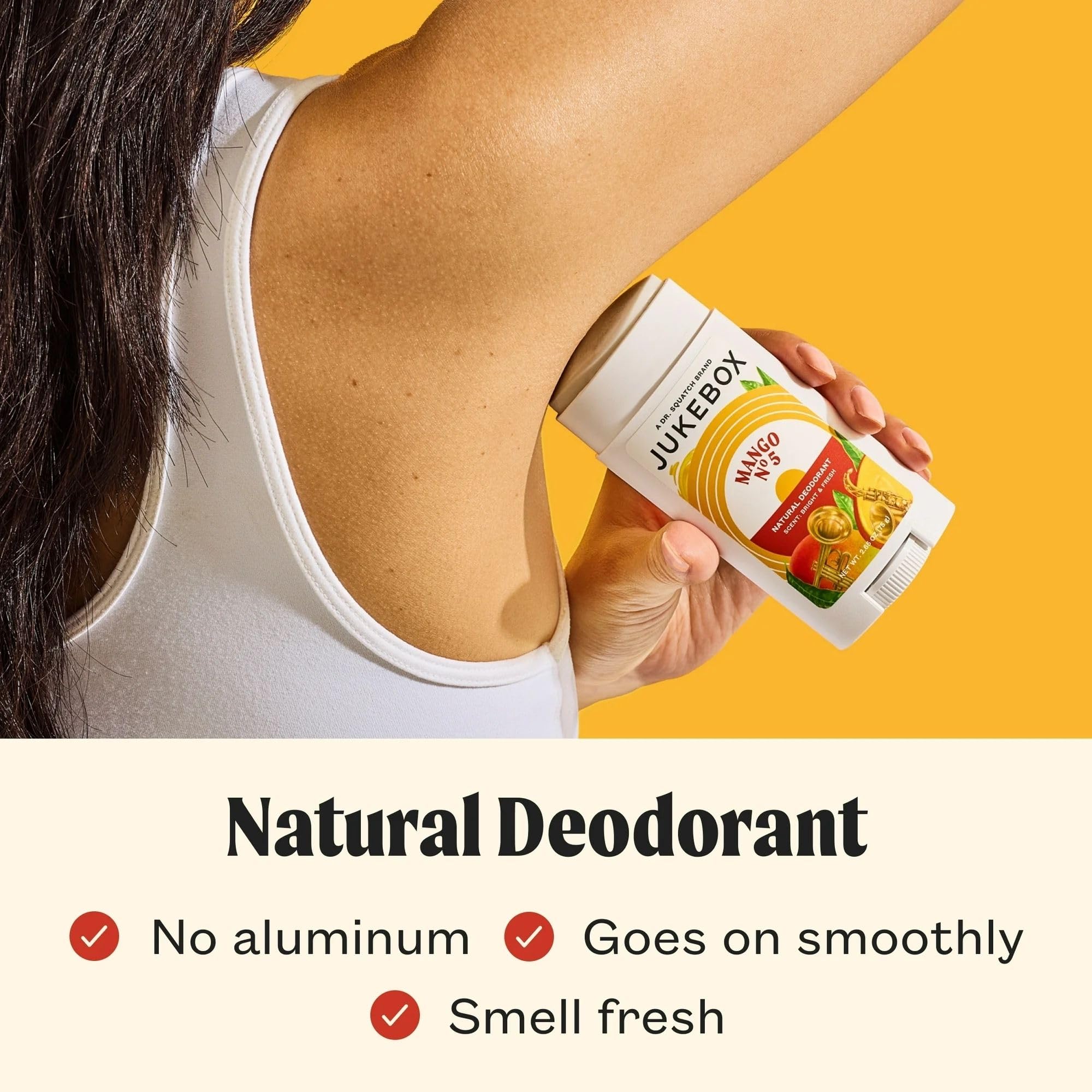 Amazon.com: Jukebox Natural Deodorant for Women–Mango No. 5 Scent