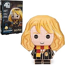 4D Build, Harry Potter Hermione Granger 3D Model Kit, Harry Potter Collectibles & Desk Decor, Adult Puzzle, Building Toys, 82 Piezas, Rompecabezas 3D, Ideas de Regalo para Edades 12 y Más