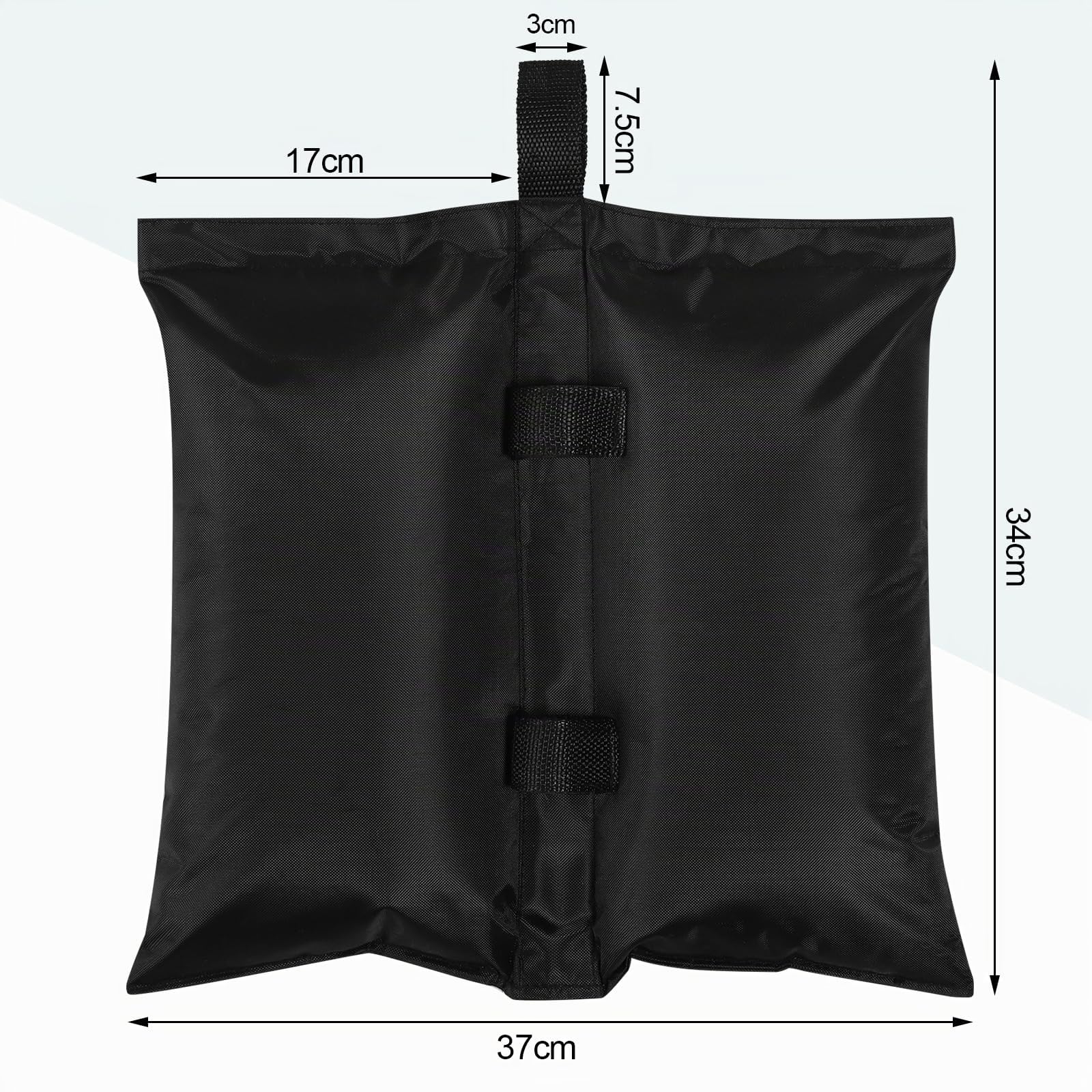 WOLTU Tonnelle de Jardin Pliable 3x3m avec Sacs de Sable Beige | UPF 50+ UV, imperméable, hauteur ajustable, vent stable, avec sacs de sable, Jardin