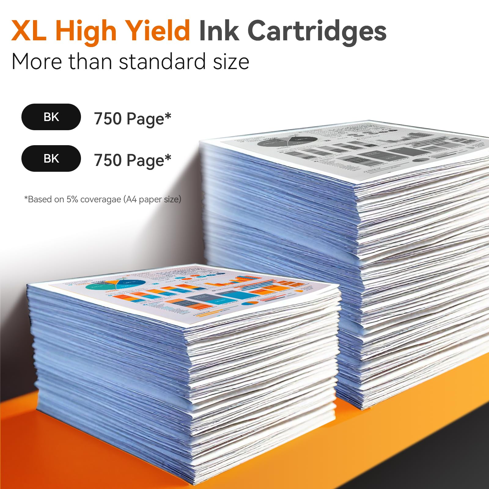 HALLOLUX 305XL Nero e Colore Cartucce d'inchiostro Rigenerato per HP