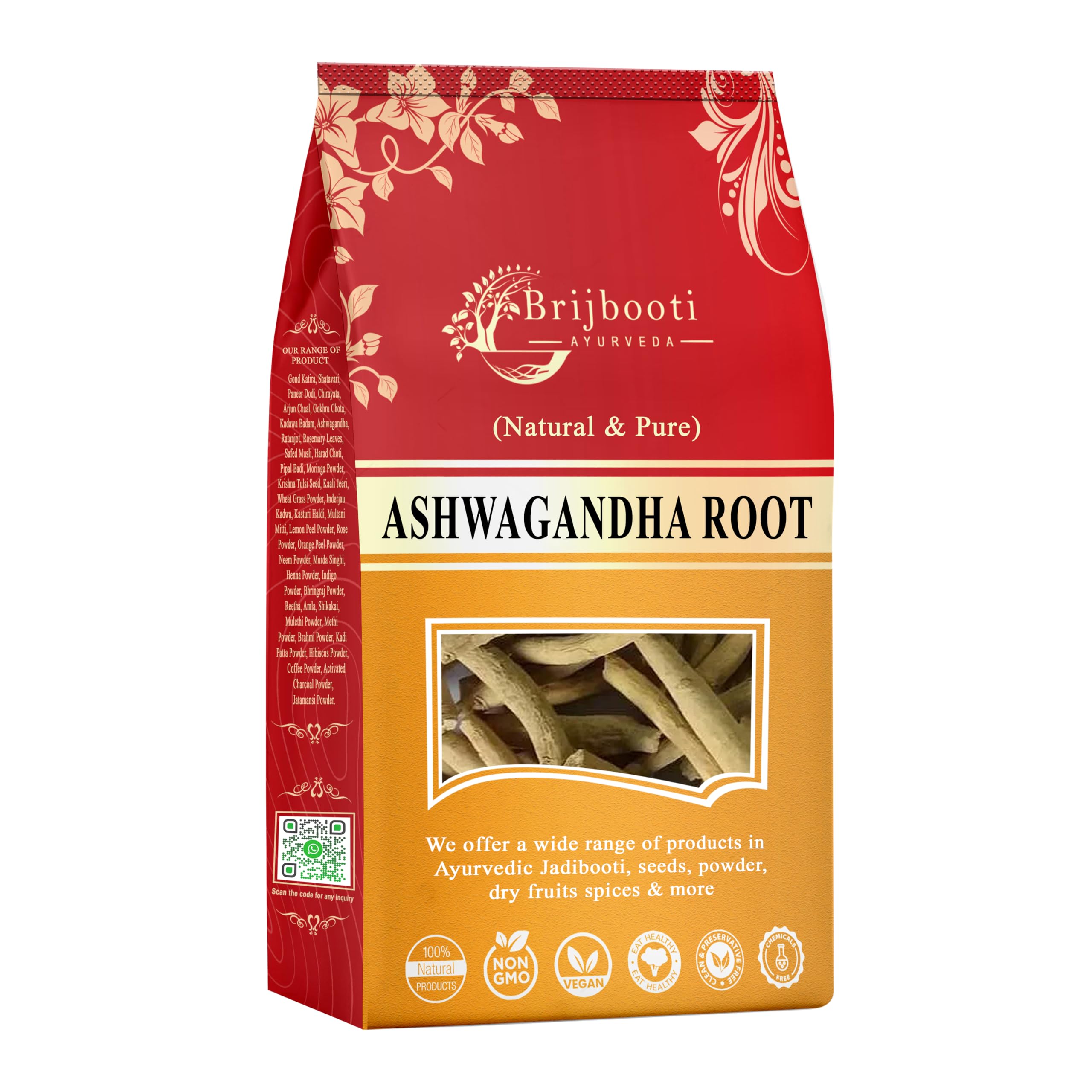 Ashwagandha Withania Somnifera Root, Natural, 200 g