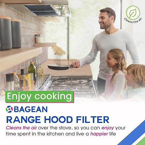 Miniatura 6 de Filtro de carbón de repuesto para filtro de campana extractora Whirlpool W10412939 de 11.02 x 9.73 pulgadas, filtro de carbón sin conductos para