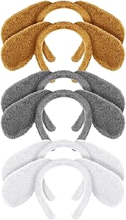 6 Pcs Puppy Dog Ears Headband Dog Cosplay Costumes for Halloween Cosplay Party Accessories
