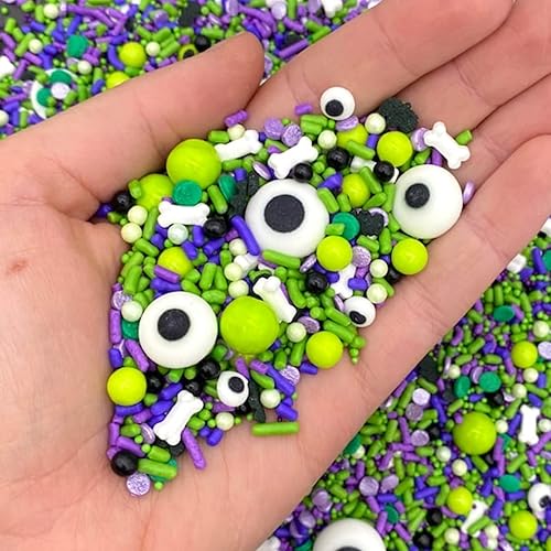 Miniatura 3 de Simply Sucré - Mezcla de espolvorear Witches Brew  Gránulos de Halloween  Gránulos de alta calidad  Espantoso  Gránulos comestibles  4 onzas, 8