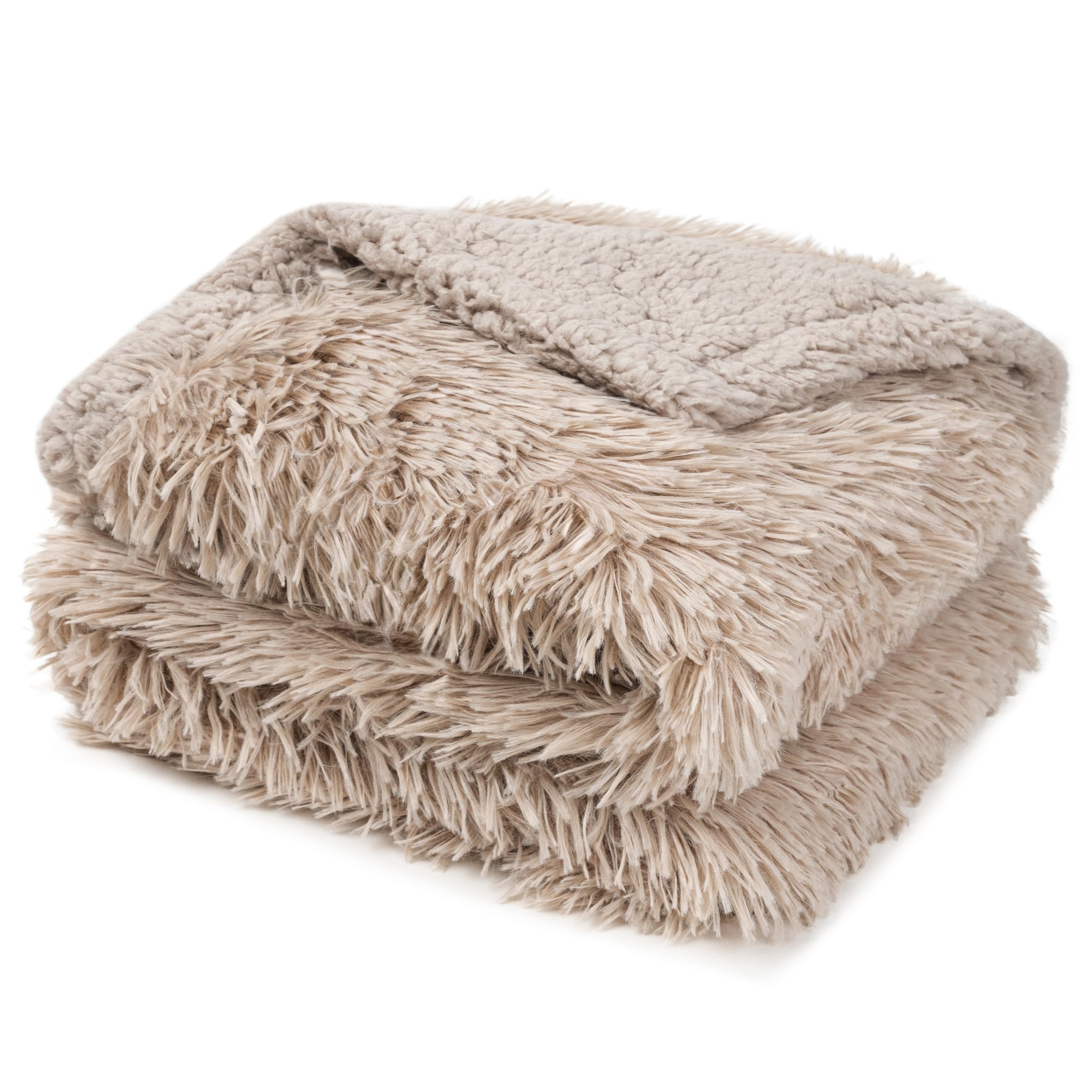 PetAmi - Manta impermeable para perros pequeños y medianos, manta de forro polar calmante para gatos, protector de sofá, manta lavable de piel sintética Sherpa para cachorro, suave reversible, 29 x 40
