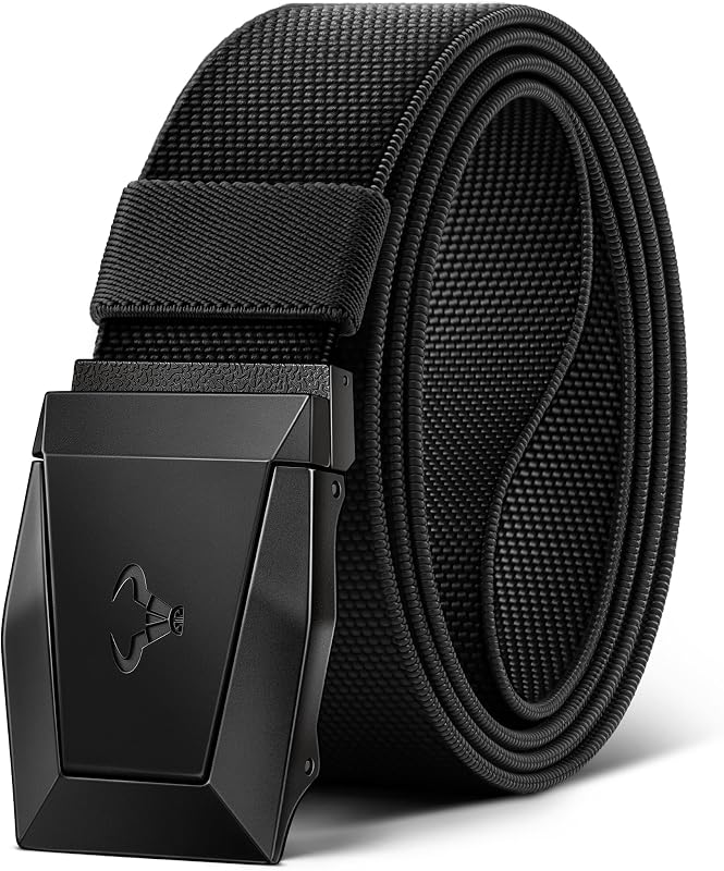 Stretch Tactical Web Belt For Men-Trimmable 1.5"-Adjustable Fit